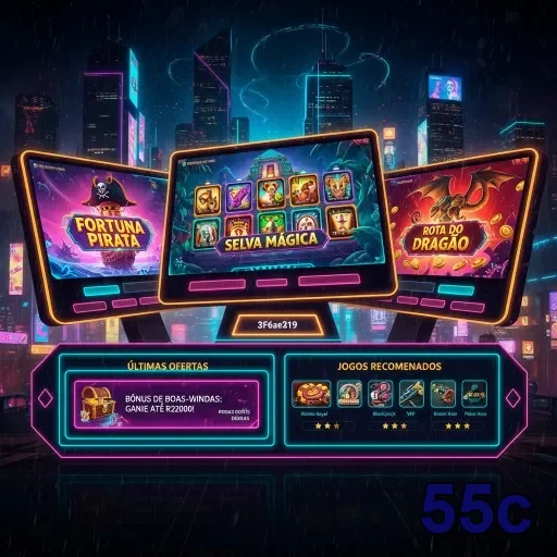 Ilustração de Explore o aplicativo cassino 55c para Android e iOS