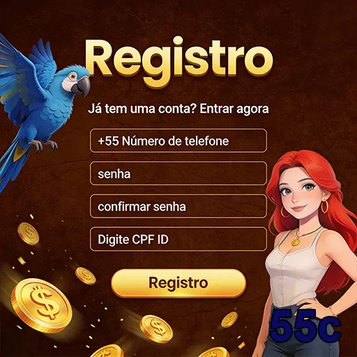 Ilustração de Como se cadastrar rapidamente na 55c