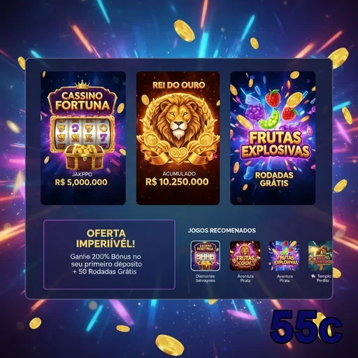 Ilustração de Explore Slots Rápidos e VIP no 55c com Suporte Especializado